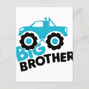 Big Brother Monstertruck Postkarte