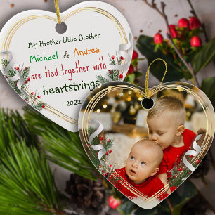Big Brother New Baby Foto Gold Frame kundenspezifi Keramik Ornament