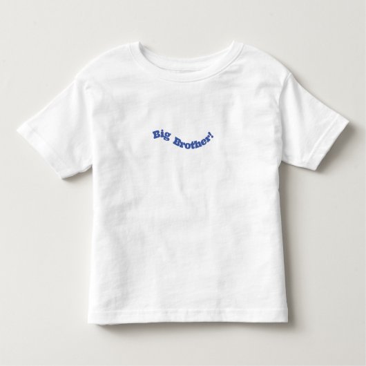 Big Brother New Baby Newborn Quote Toddler Shirt (Vorderseite)