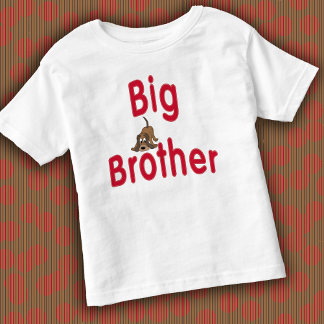 Big Brother Niedlich Whimsical Hund Hund Kleinkind T-shirt
