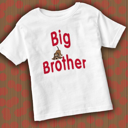 Big Brother Niedlich Whimsical Hund Hund Kleinkind T-shirt