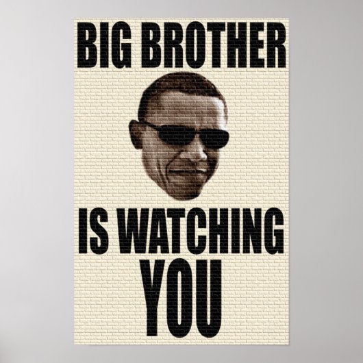 Big Brother Obama 1984 Poster (Vorne)