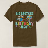 Big Brother of the Birthday Astronaut Boy Space Pa T-Shirt (Design vorne)