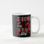 Big Brother of the Birthday Girl Ladybug Big Broth Kaffeetasse<br><div class="desc">Big Brother of the Birthday Girl Ladybug Big Brother Bug T - Shirt.png</div>
