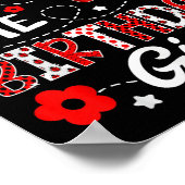 Big Brother of the Birthday Girl Ladybug Big Broth Poster (Ecke)