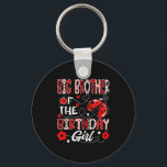 Big Brother of the Birthday Girl Ladybug Big Broth Schlüsselanhänger<br><div class="desc">Big Brother of the Birthday Girl Ladybug Big Brother Bug T - Shirt.png</div>