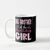Big Brother Of The Birthday Girl Nk Coquette Bow F Kaffeetasse (Links)
