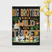 Big Brother Of The Wild &amp; Three 3rd Birthday S Karte (Gelbe Blume)