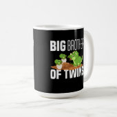 Big Brother of Twins Dinosaur Dino Kaffeetasse (VorderseiteRechts)