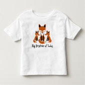Big Brother of Twins - Mod Fox T - Shirt für Junge (Vorderseite)