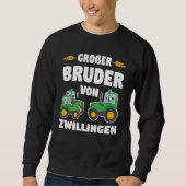 Big Brother of Twins Tractor Bauer Sweatshirt (Vorderseite)