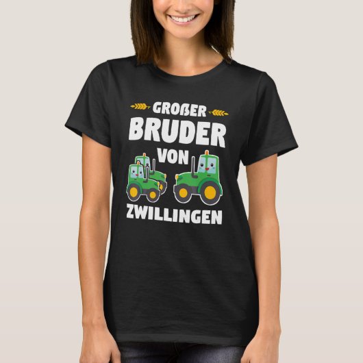 Big Brother of Twins Tractor Bauer T-Shirt (Vorderseite)
