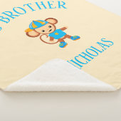 Big Brother Personalisiert mit Name Monkey Sherpadecke (3/4)
