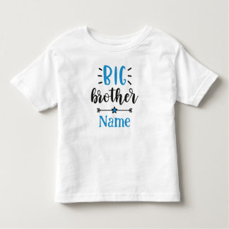 Big Brother Personalisiert Name Niedlich Kleinkind T-shirt