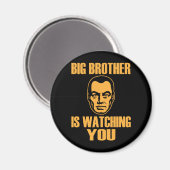 Big Brother Portrait Magnet (Vorderseite/Rückseite)