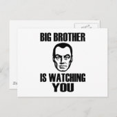 Big Brother Portrait Postkarte (Vorne/Hinten)