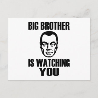 Big Brother Portrait Postkarte
