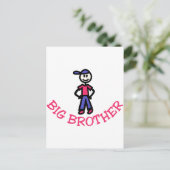 Big Brother Postkarte (Stehend Vorderseite)