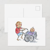 Big Brother Postkarte (Vorne/Hinten)