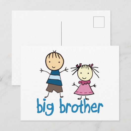 Big Brother Postkarte (Vorne/Hinten)