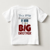 Big Brother Preganancy Ankündigung Shirt (Rückseite)