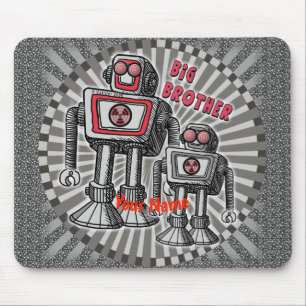 Big Brother Robot Mousepad