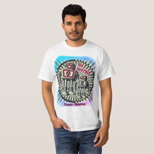 Big Brother Robot T - Shirt (Vorne ganz)