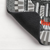 Big Brother Roboter Mousepad (Ecke)