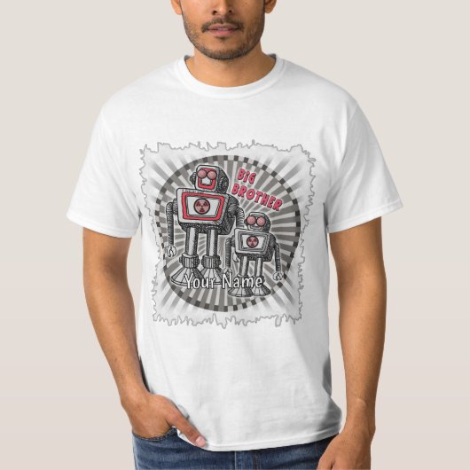 Big Brother Roboter-Tragetasche T-Shirt (Vorderseite)