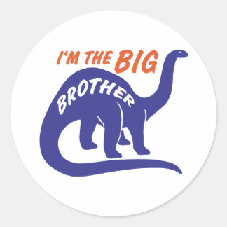 Big Brother Runder Aufkleber