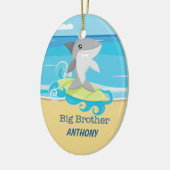 Big Brother Shark Surf Ornament (Links)