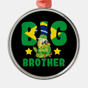 Big Brother Sibling - Niedliche brasilianische Fla Ornament Aus Metall