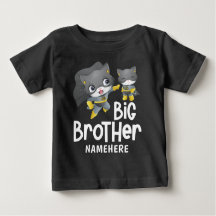 Big Brother Superhero Cat Illustration Individuell
