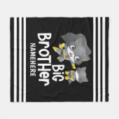 Big Brother Superhero Cat Illustration Individuell Fleecedecke (Vorderseite (Horizontal))