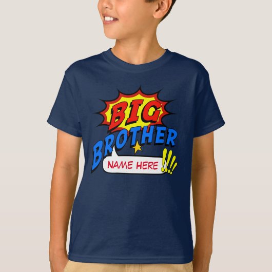 Big Brother Superhero Custom T-Shirt (Vorderseite)