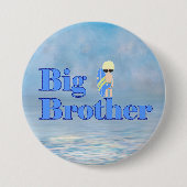 Big Brother Surfer Boy Sibling       Button (Vorderseite)