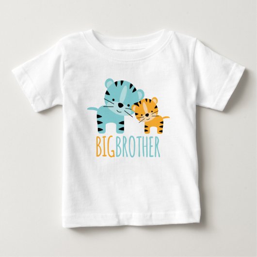 Big Brother Tiger Baby T-shirt (Vorderseite)
