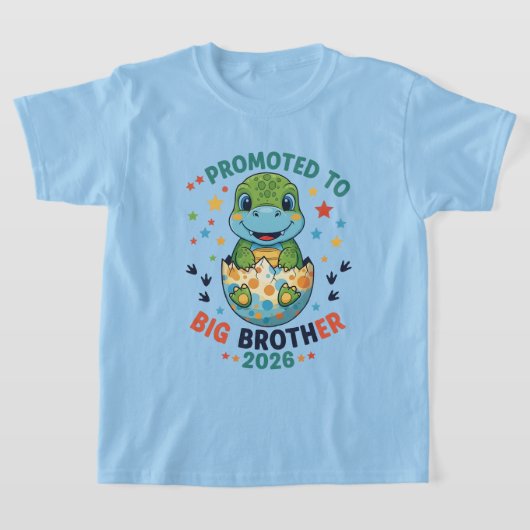 Big Brother to Be 2026 Promoted to Big Brother T-Shirt (Ablage )