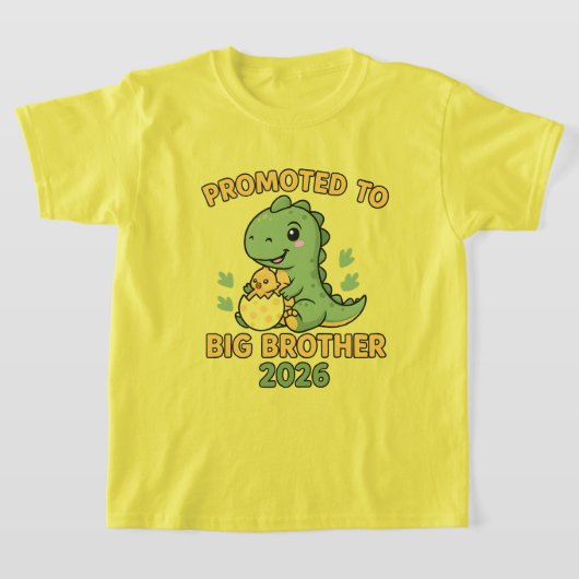 Big Brother to Be 2026 Promoted to Big Brother T-Shirt (Ablage )