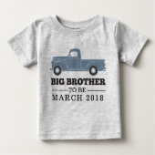 Big Brother to Be Schwangerschaft Ankündigung Shir Baby T-shirt (Vorderseite)