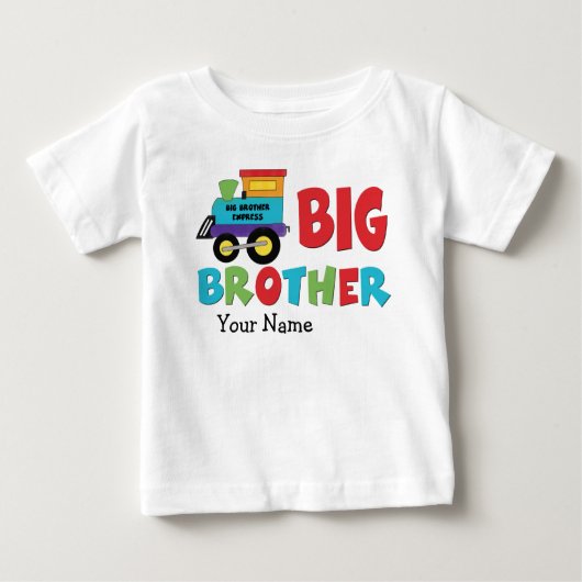 Big Brother Train Baby T-shirt (Vorderseite)
