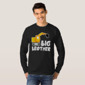 Big Brother Traktor Kleinkind Bagger Niedlich T-Shirt (Vorne ganz)