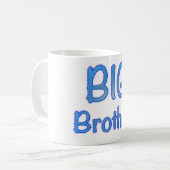 Big Brother Typografie Kaffeetasse (Vorderseite Links)