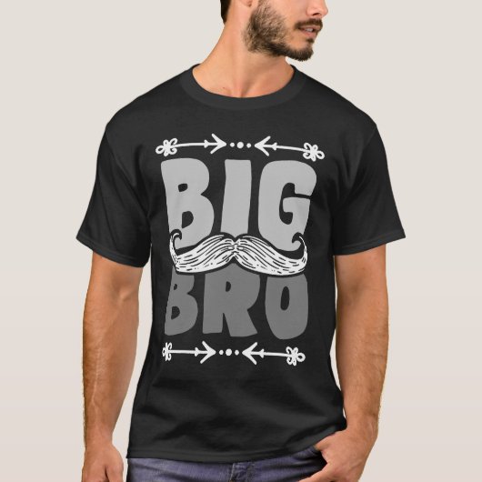 Big Brother und Brother Partnerlook Big Bro T-Shirt (Vorderseite)
