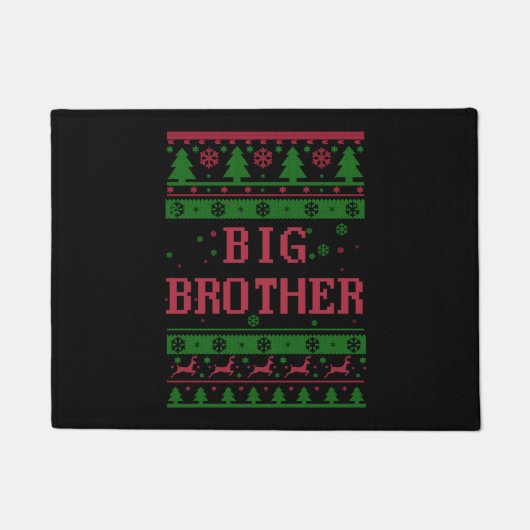 Big Brother Weihnachten Fußmatte (Vorderseite)