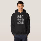 Big Brother wieder Niedlich Boho Geschwisterschwan Hoodie (Vorne ganz)