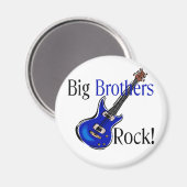 Big Brothers ROCK! Magnet (Vorderseite/Rückseite)