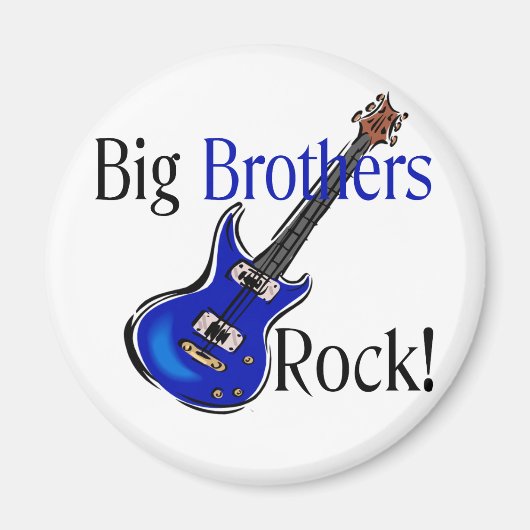 Big Brothers ROCK! Magnet (Vorne)