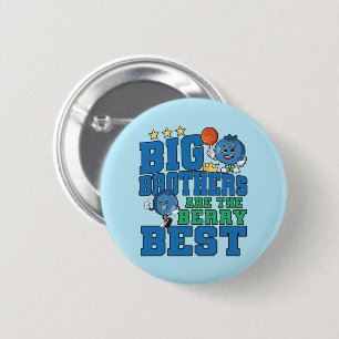 Big Brothers sind die Berry Best - Blueberry Pub Button