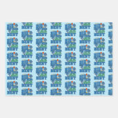 Big Brothers sind die Berry Best - Blueberry Pub Geschenkpapier Set (Vorderseite)